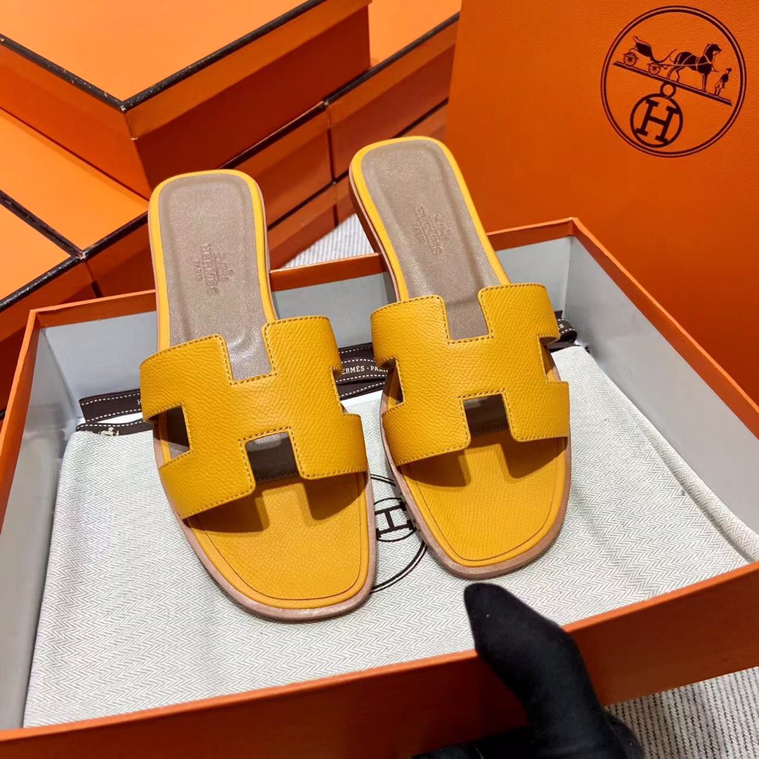 에르메스 올수공 오란 슬리퍼 샌들 앱송 19